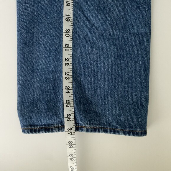 Levi’s Premium Math Club Flare Jeans High Rise Blue 31 - Picture 9 of 11